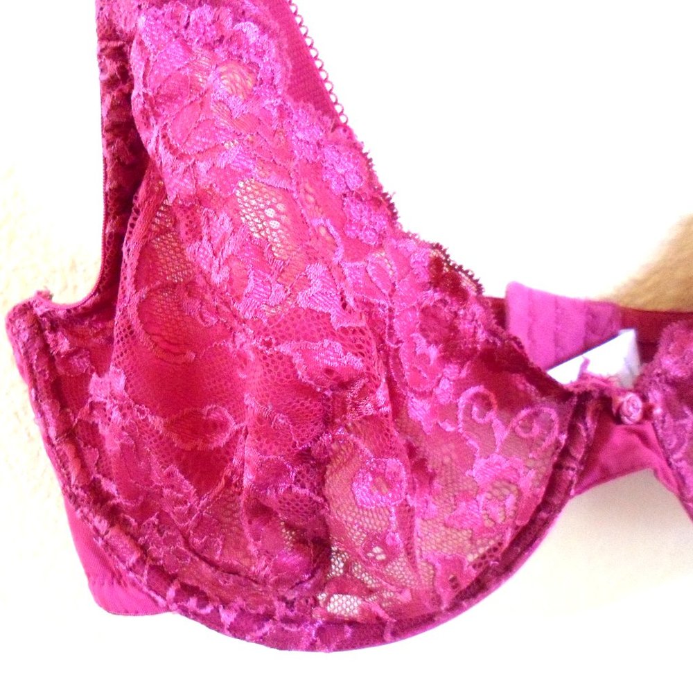 NWOT- Amour Raspberry Red Bra - Picture 3 of 7